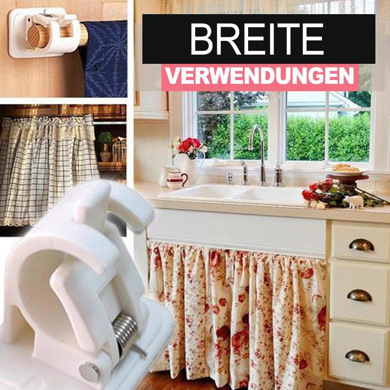 Brehn | Nagelfreie verstellbare Stangenhalter (2 Stück)