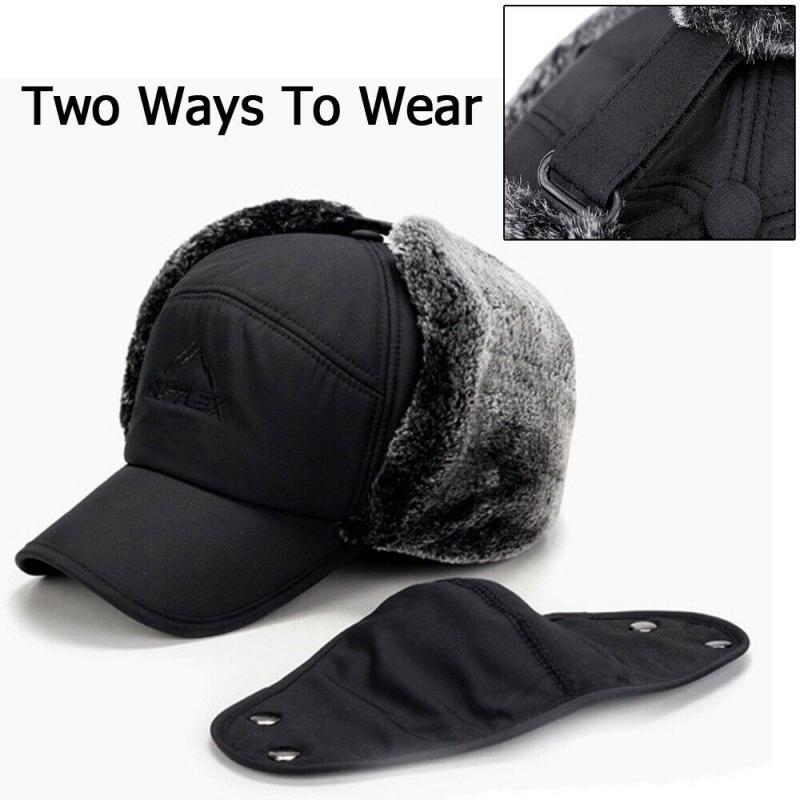 Brehn | Unisex winddicht & warm & Ohrschutz & Gesichtsschutz Mütze