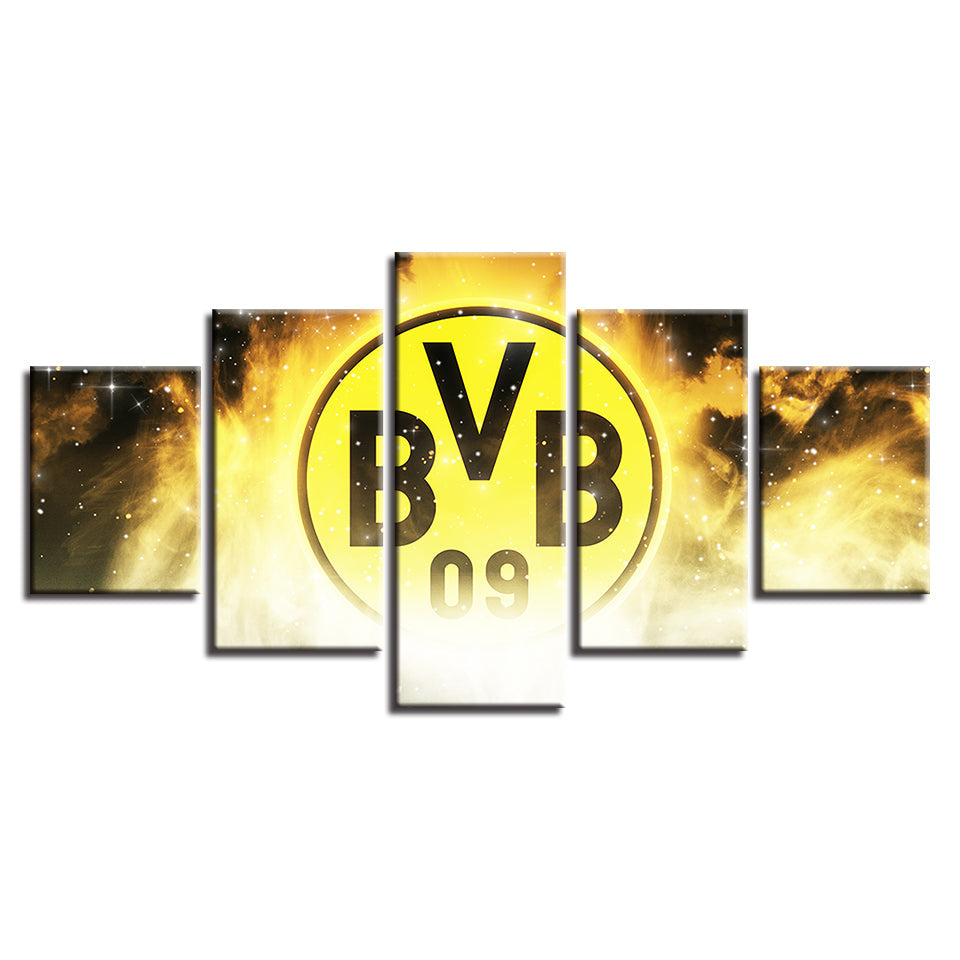 Borussia Dortmund 5 Stück - Leinwand Wandkunstmalerei