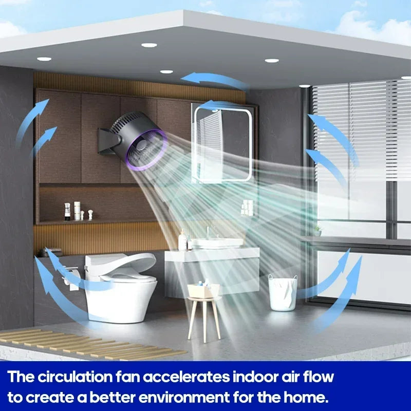 Drahtloser tragbarer leiser Ventilator Zirkulator Luftkühler | Brehn