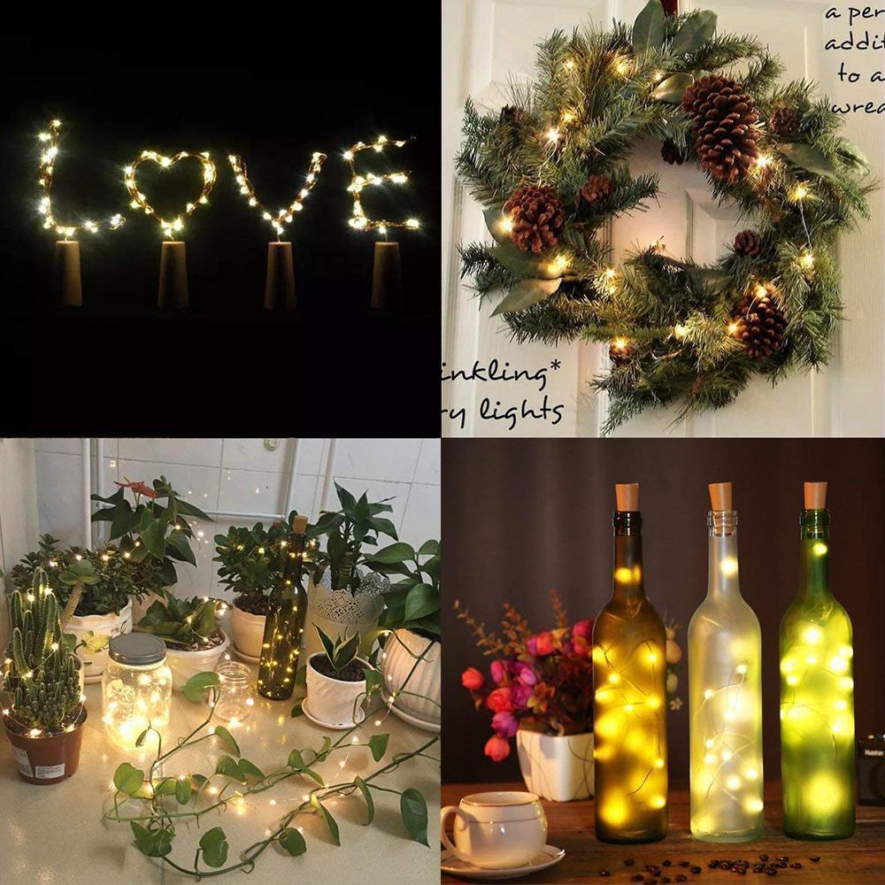 LED-Weinflaschenlichter Kork Nachtlicht DIY Decor Lift - Stück | Brehn