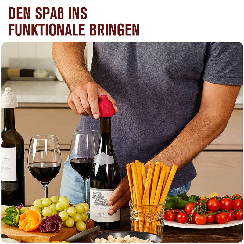 Kreativer Hut Silikon-Weinflaschenstopper | Brehn