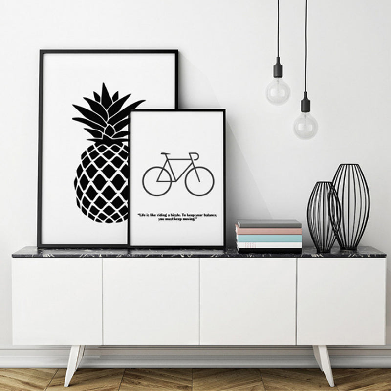 Inspirierendes Zitat - Leinwand Wandkunst Malerei