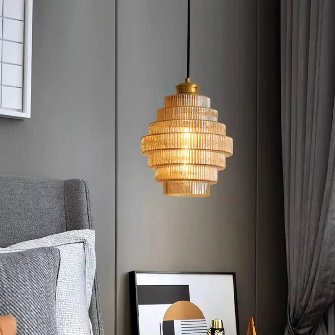 Brehn | Retro Pendelleuchte Glas