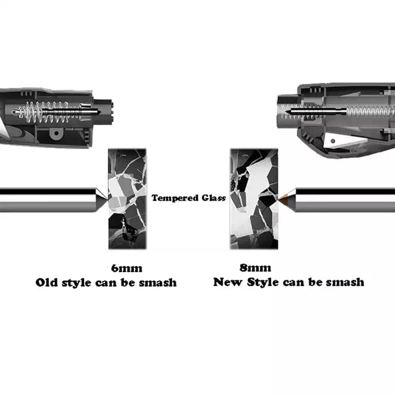 Brehn | Verbesserter 3 in 1 Autoscheibenbrecher