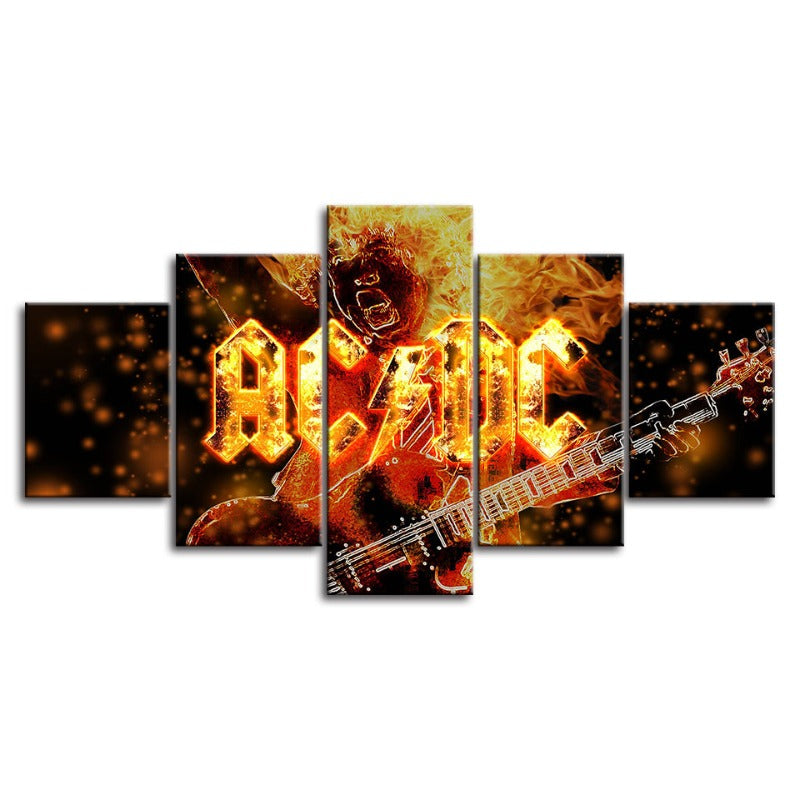 ACDC - Leinwand Wandkunst Malerei