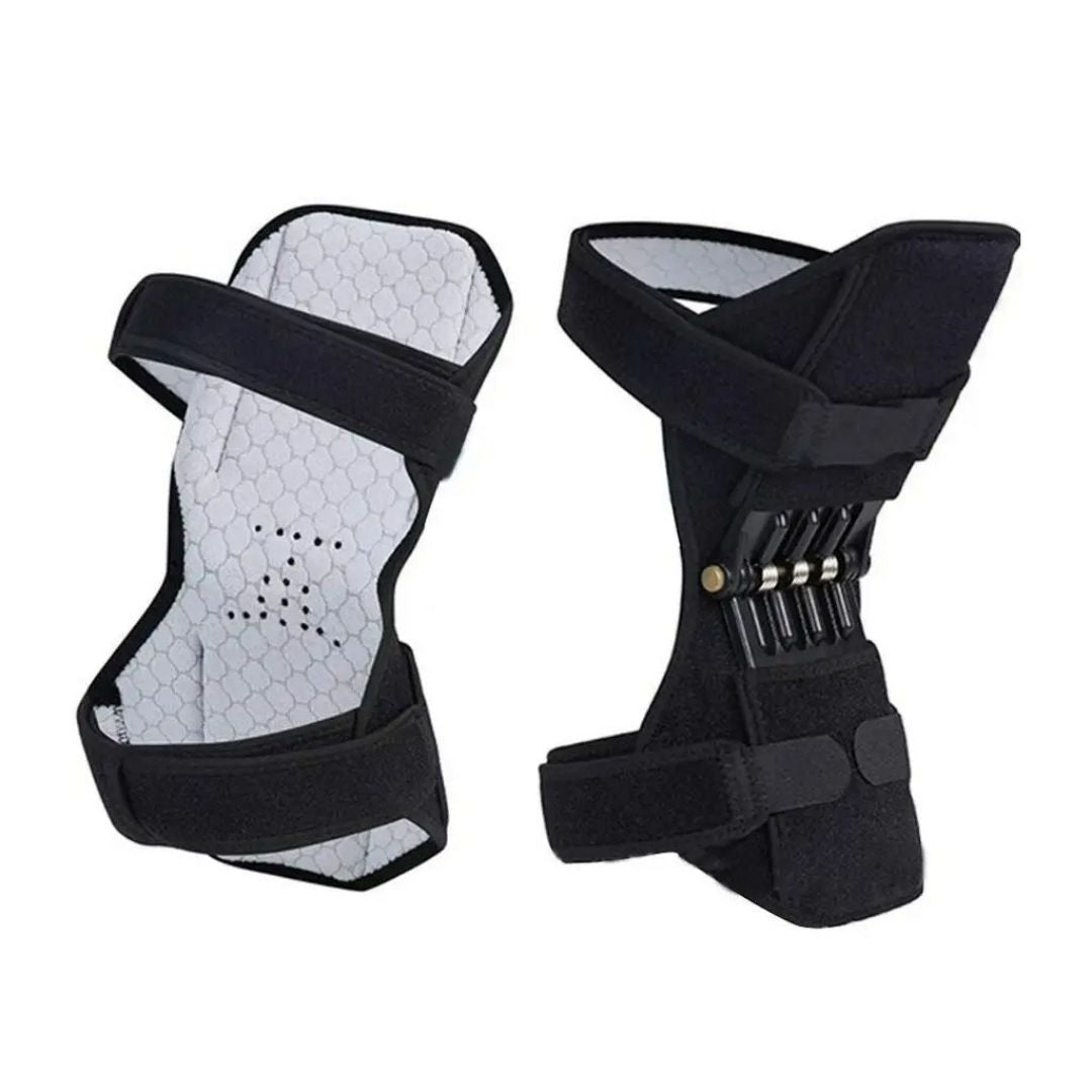 KneeGuard Pro | Set von 2 Scharnier-Kniebandagen-Stabilisatoren zur Schmerzlinderung | Verstellbare Unterstützung bei Knieverletzungen - Arthritis - Nach der Operation Rehabilitation Brehn