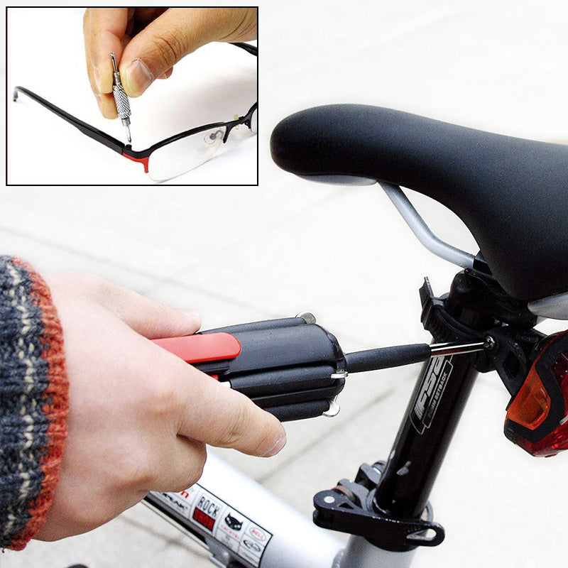 Brehn | 8-in-1-Schraubendreher mit LED-Taschenlampe