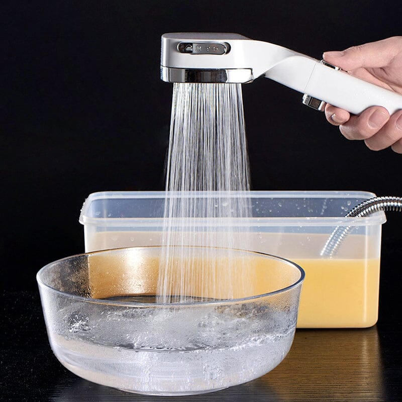 4-Modus Handheld Druckdusche Kopf mit Pause Schalter | Brehn