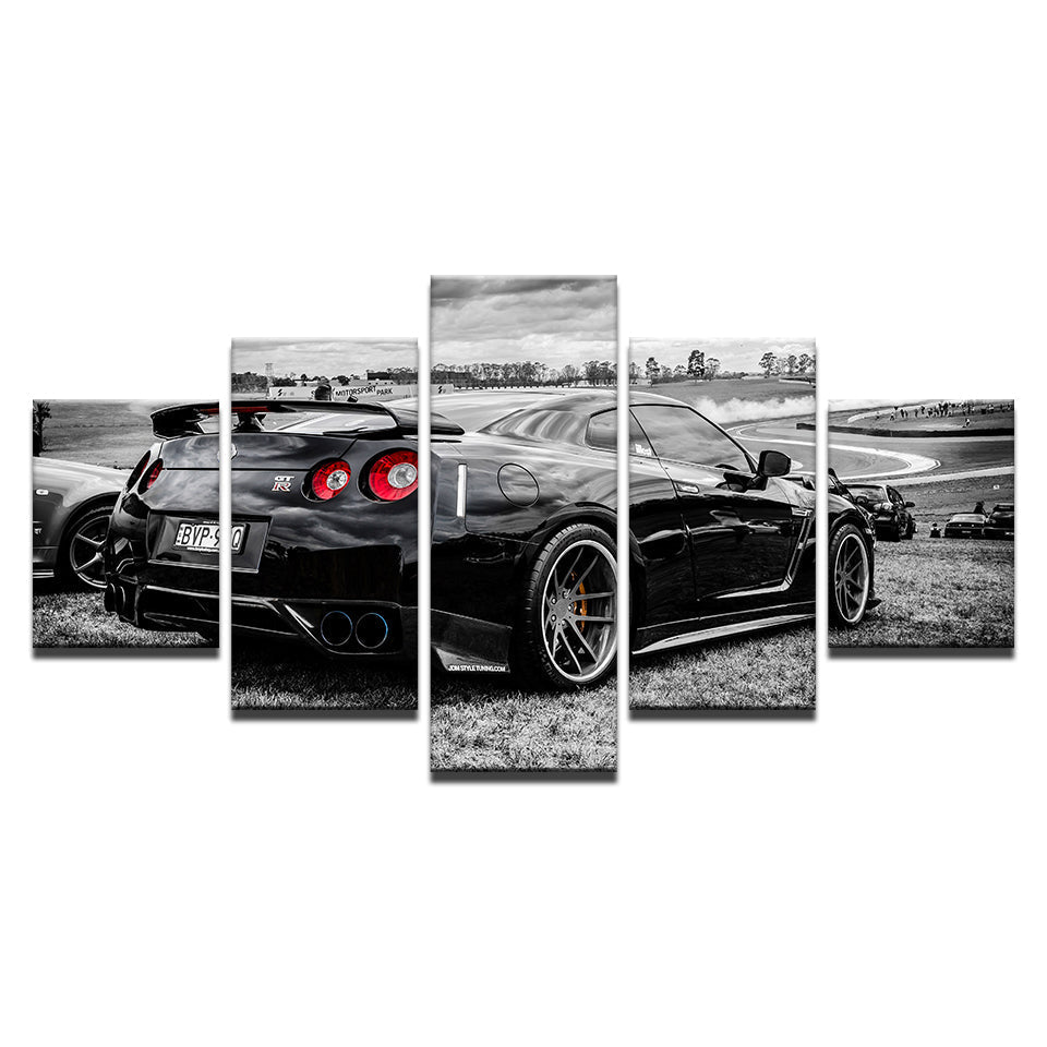 Luxusauto 5-teilige - Leinwand Wandkunst Malerei