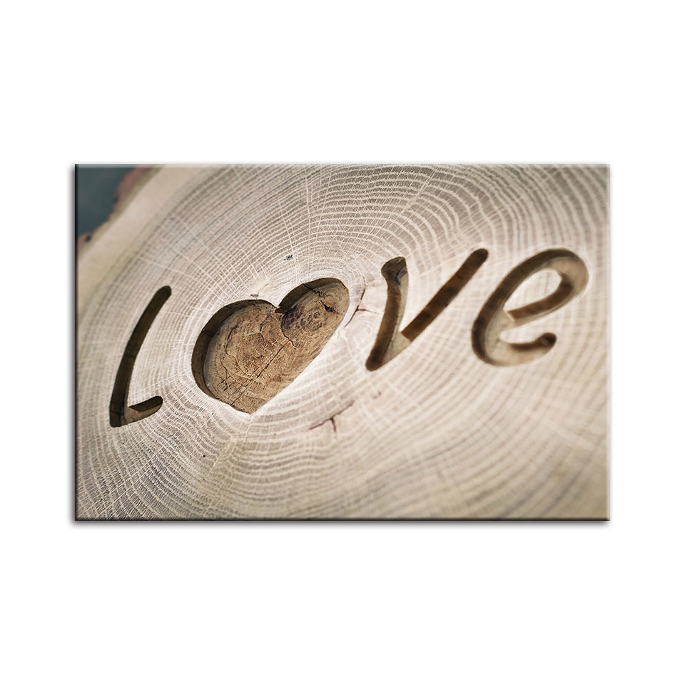 Love Forever - Leinwand Wandkunst Malerei