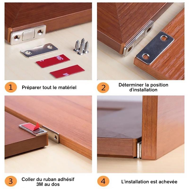 Magnetische Türstopper ohne Bohren (5 Stück) | Brehn