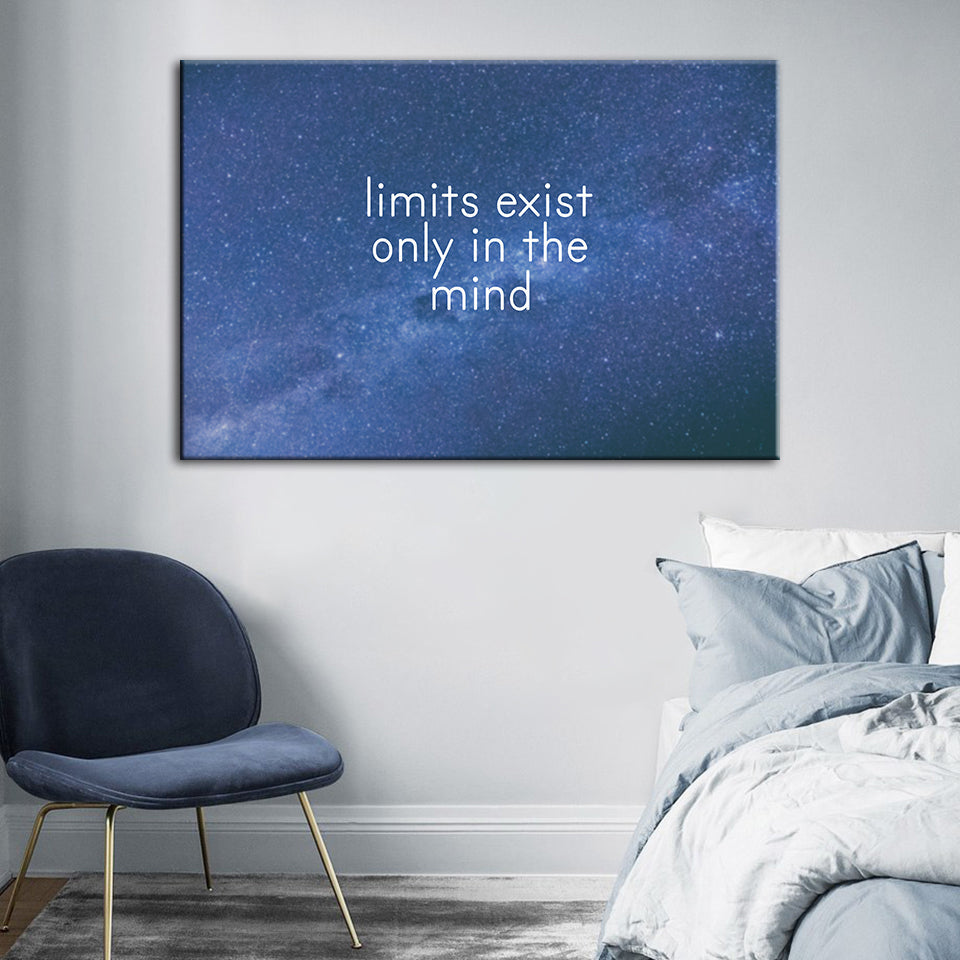 Galaxy Motivation - Canvas Wandkunst Malerei