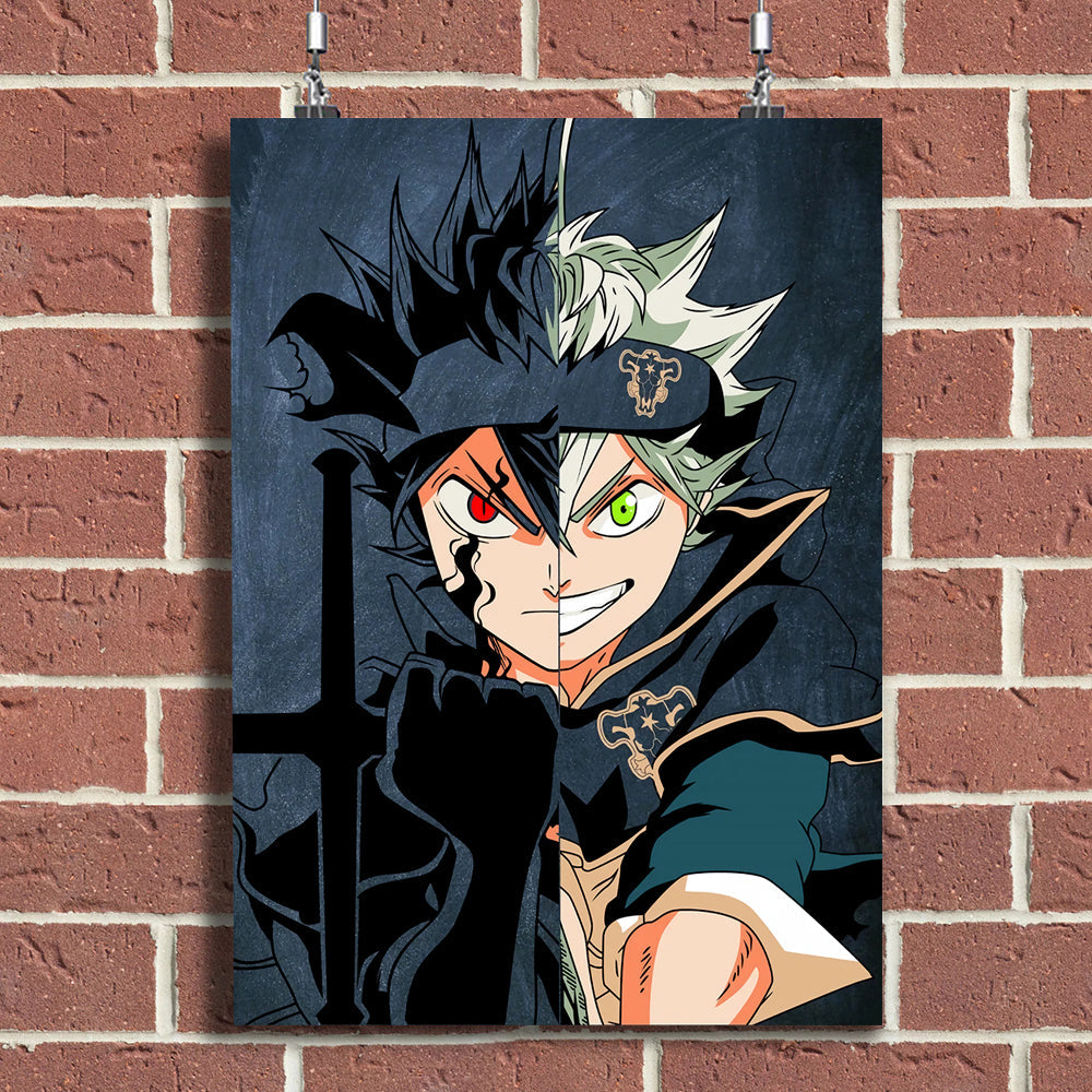 Doppelter Anime Junge - Leinwand Wandkunst Gemälde