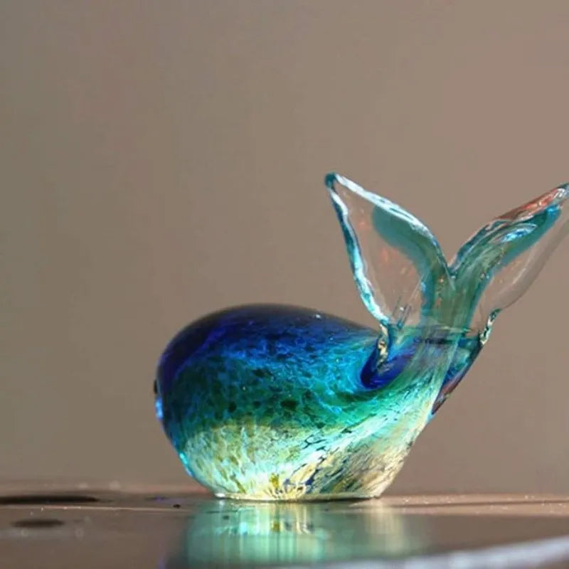 Brehn | Faszinierende Leuchtende Wal Glas Kunsthandwerk