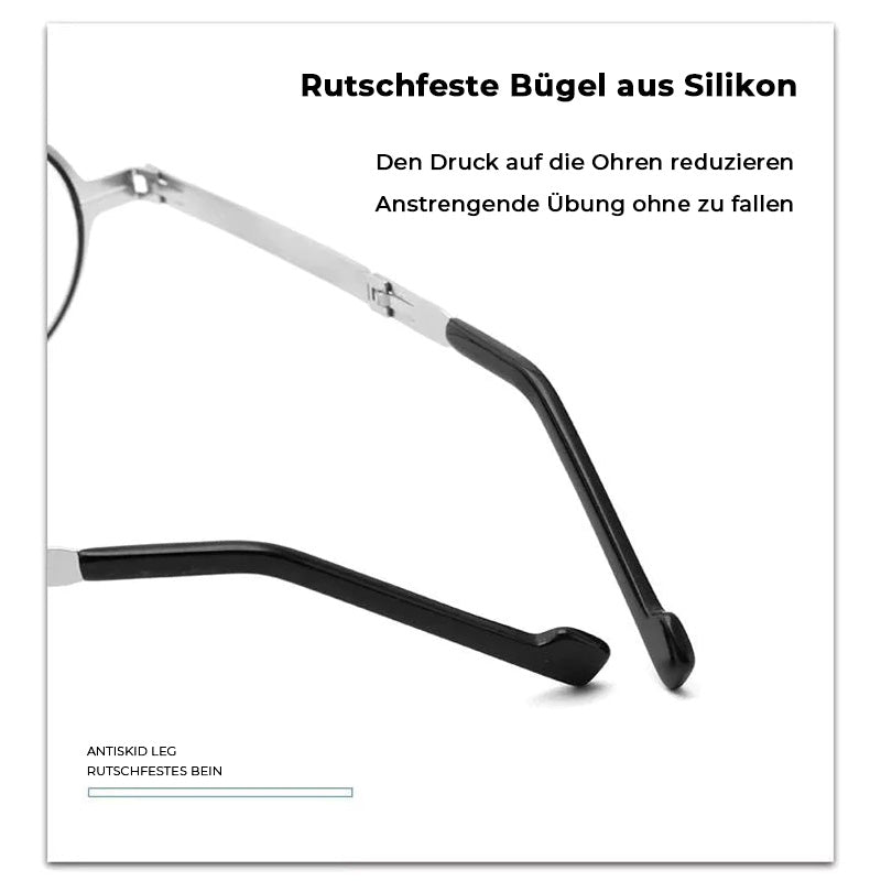 Brehn | Ultraleichte faltbare Lesebrille mit Blaulichtschutz