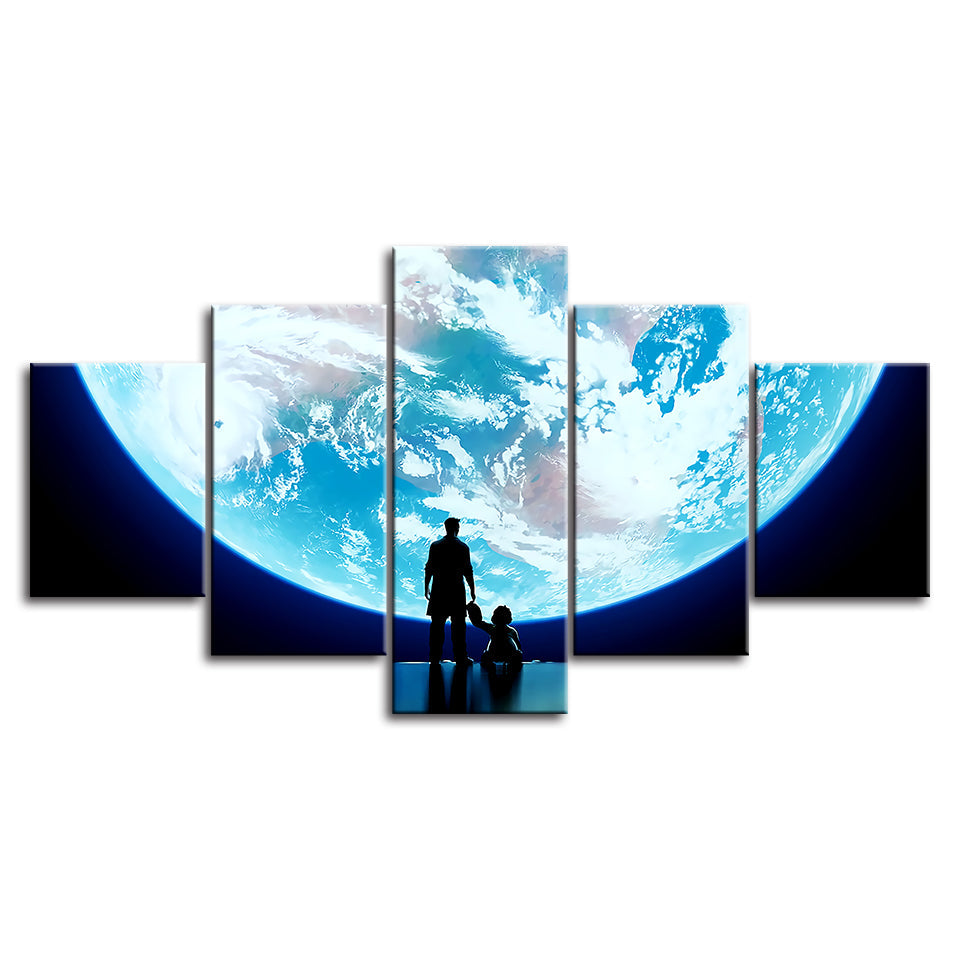Big, Big World - Leinwand Wandkunst Gemälde