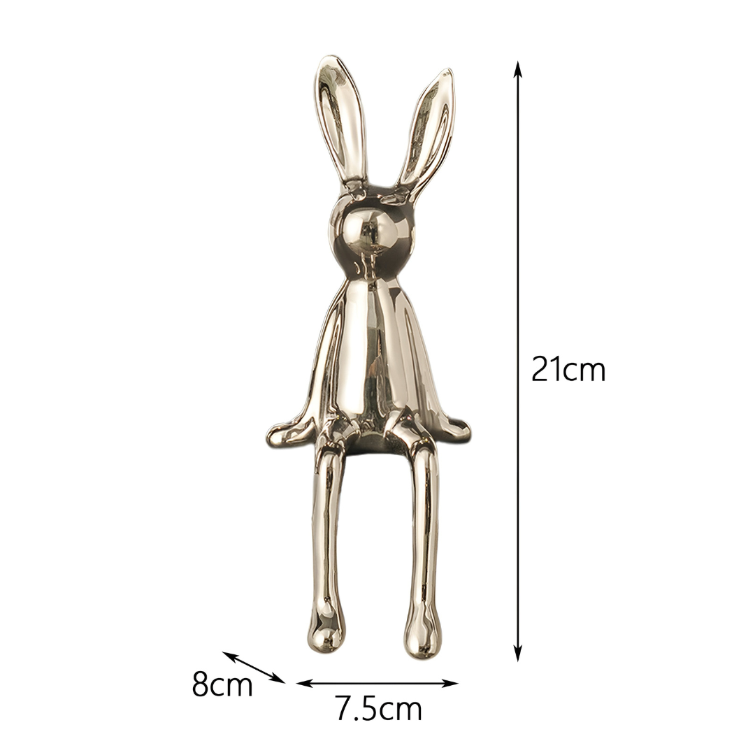 Brehn | Glänzende Keramikhäschenfigur
