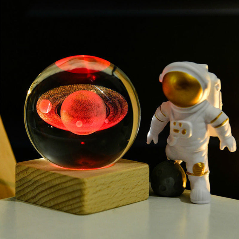3D Galaxy Kristallkugel Nachtlicht Dekorlampe | Brehn