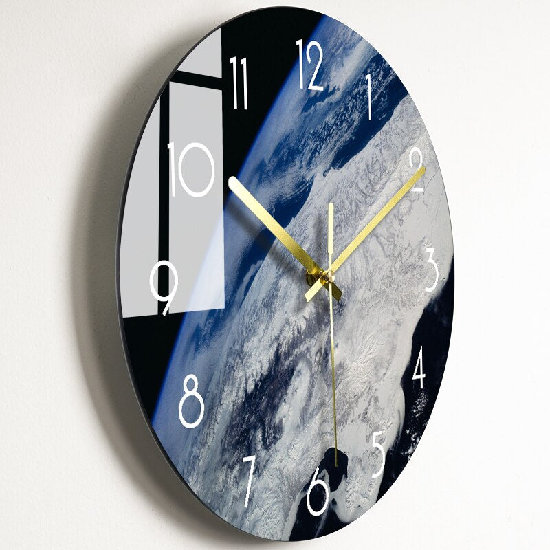 Künstlerische Glas-Wanduhr – Modern, Elegant und Funktional | Brehn