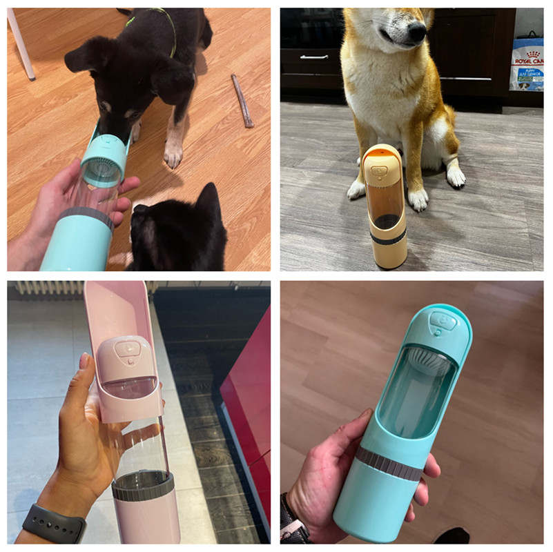 Brehn | 2-in-1 Futter- und Wasserflasche für unterwegs - PawBuddy