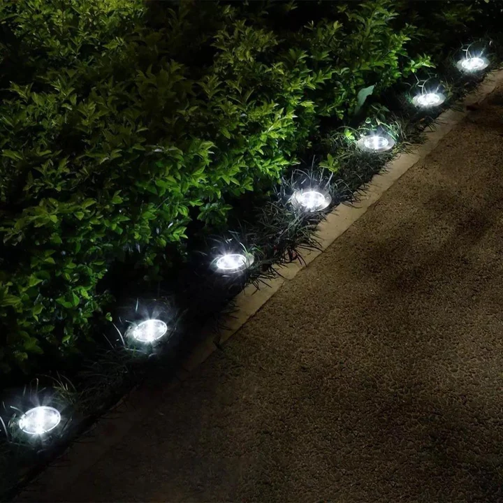 Solarbetriebene Leuchten | Kabellose LED-Gartenlampe