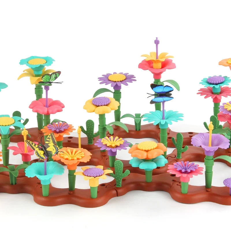 Brehn | Blumen Bauklötze Set