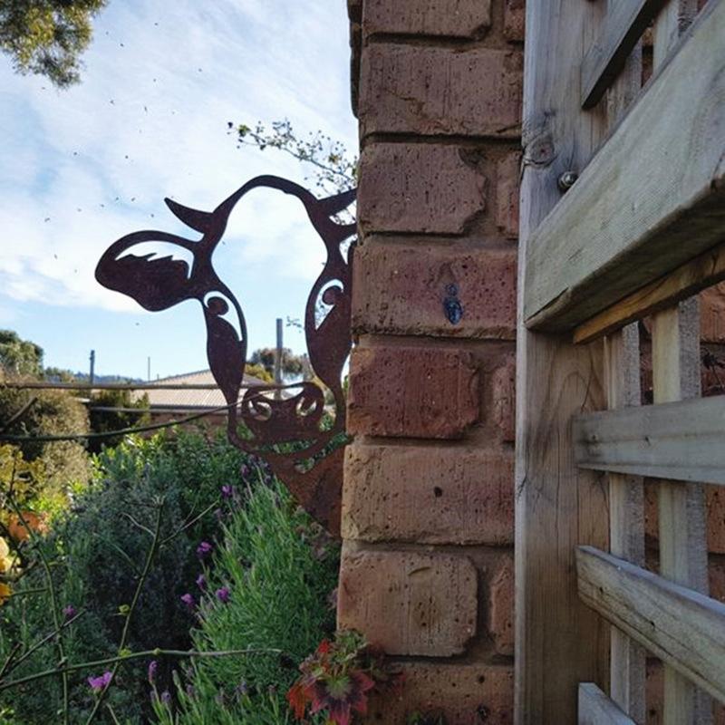 Brehn | Outdoor Garten Bauernhof Spionierender Ziegen Metall Kunstwerk Innen Dekoration