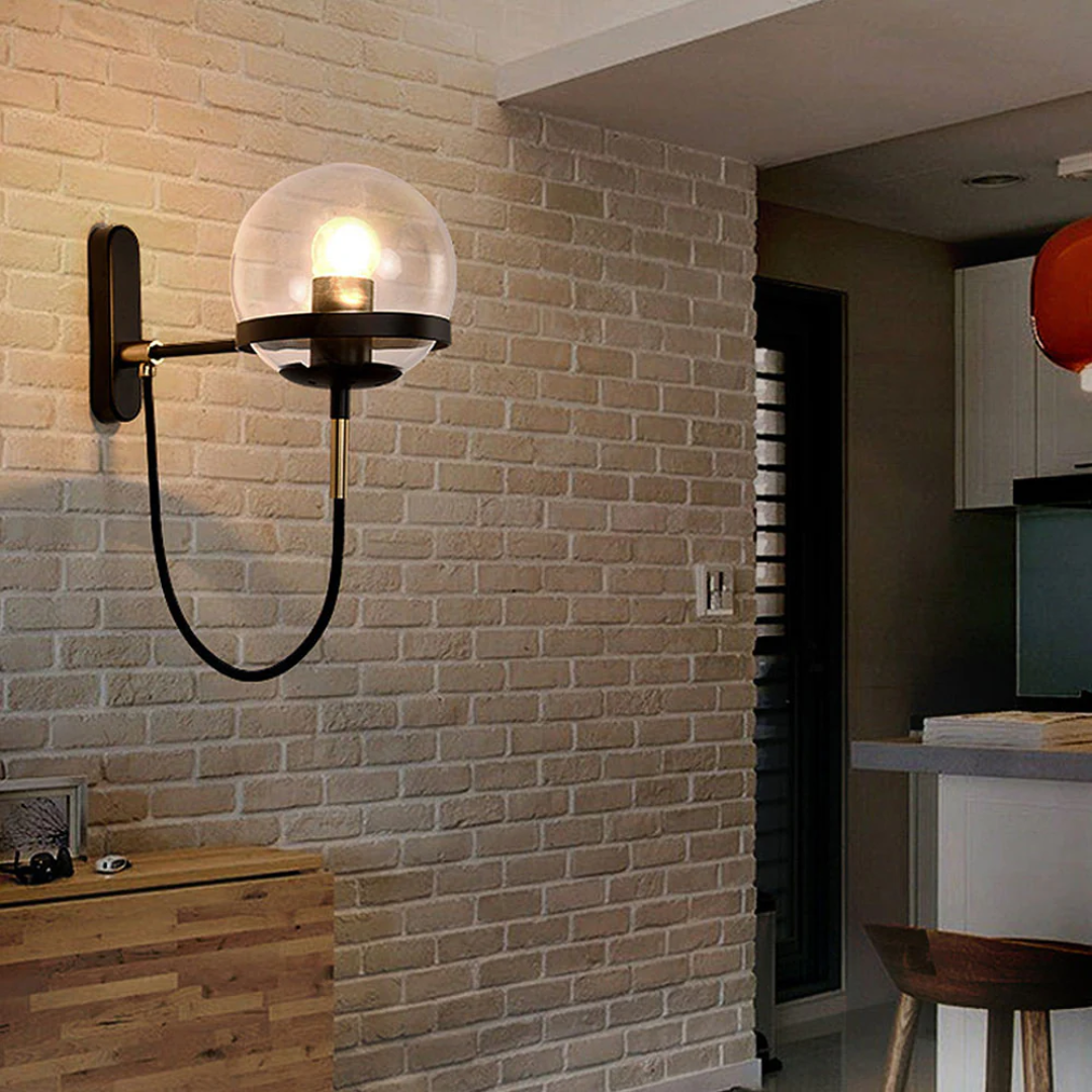 Brehn | Stylische Glas-Wandlampe
