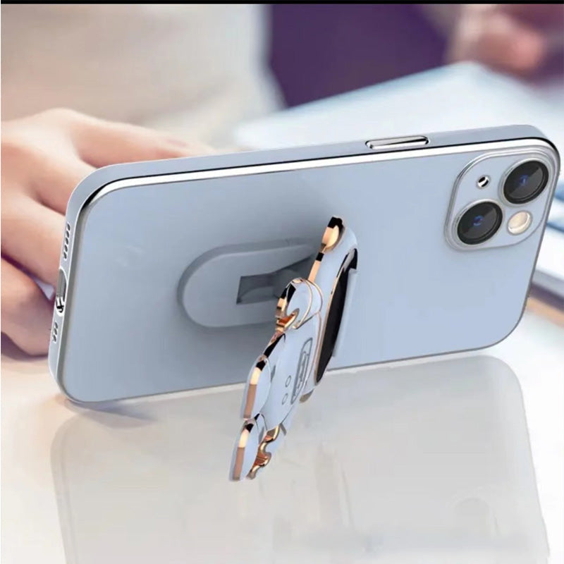Brehn | 6D Plating Astronaut Versteckte Ständerhülle für iPhone