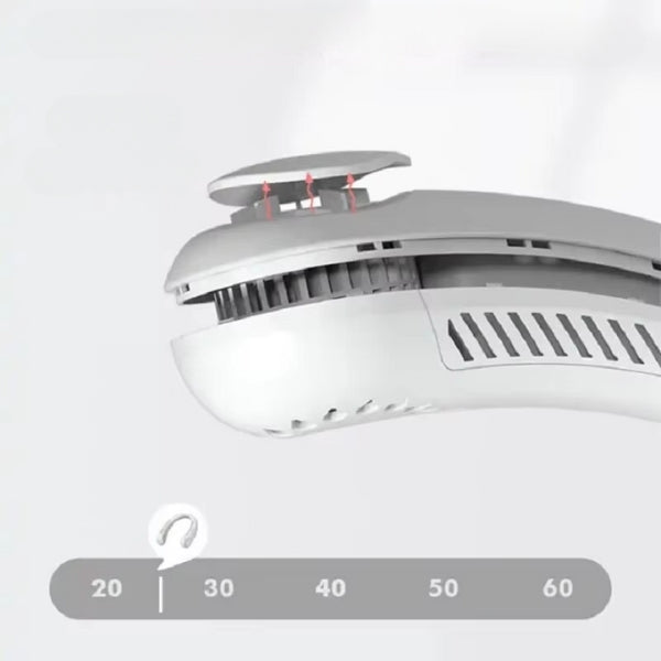 Tragbarer Nackenventilator - Hände freier Kühlventilator für persönlichen Komfort | Brehn