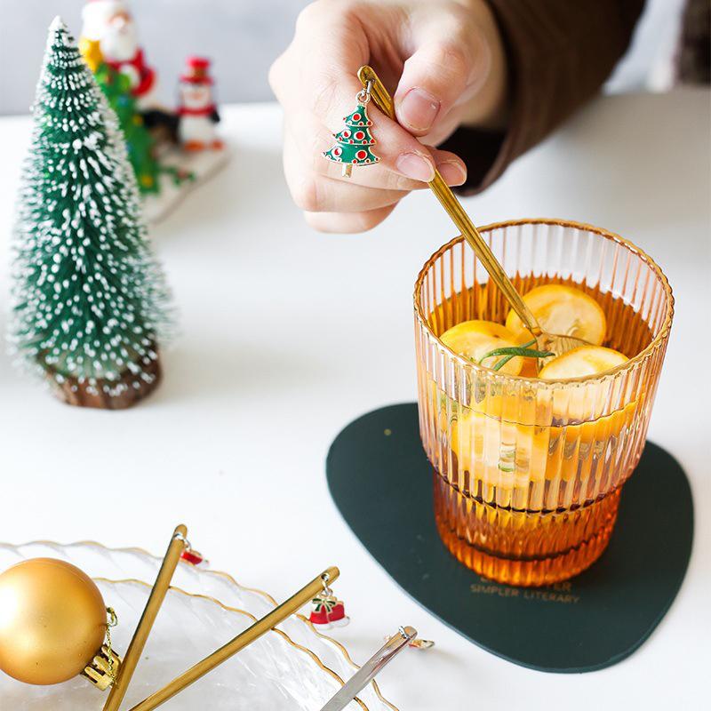 Brehn | Weihnachtsdekorationen für Zuhause - Weihnachts-Metalllöffel-Geschenkset