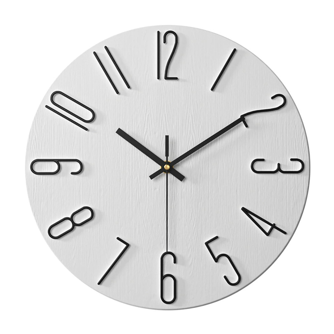 Brehn | Moderne Wanduhr für das Wohnzimmer