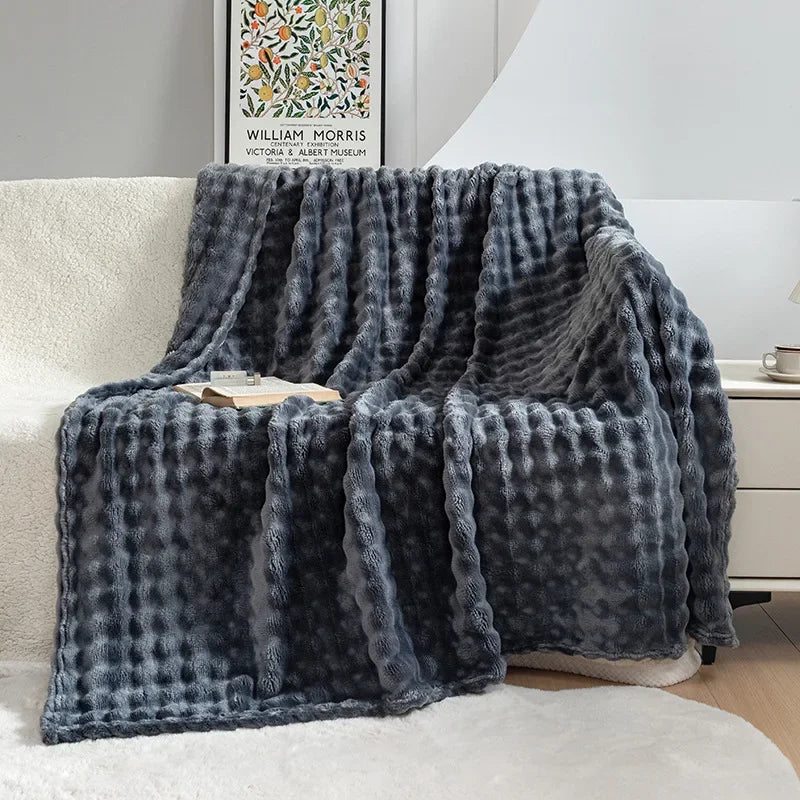 Brehn | Extra weiche Flanell-Decke - PlushBubble