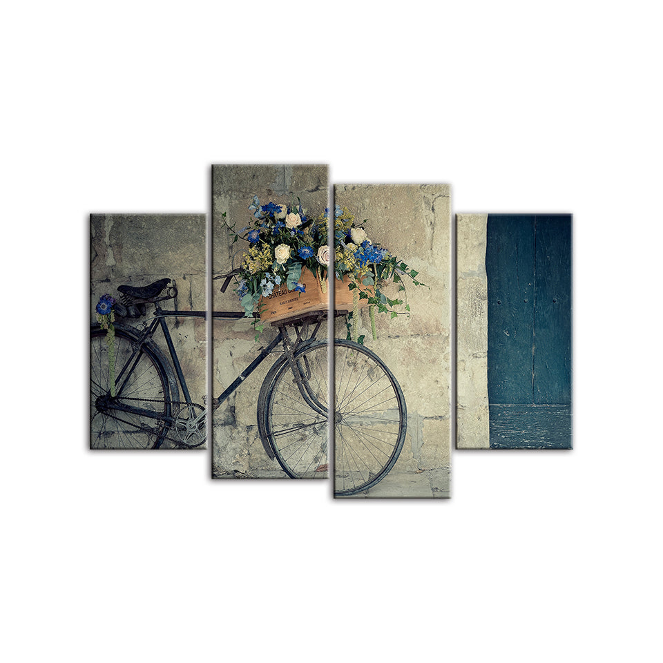 Klassische Fahrrad-Canvas Wandkunst Malerei