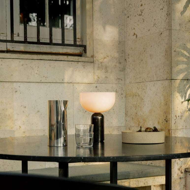 Brehn | MarbleLuxe Lampe - Luxuriöse Marmor Tischlampe mit goldenen Akzenten