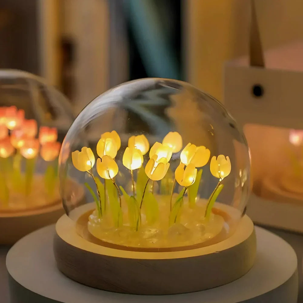 Glasglocke Tulpenlicht | Brehn