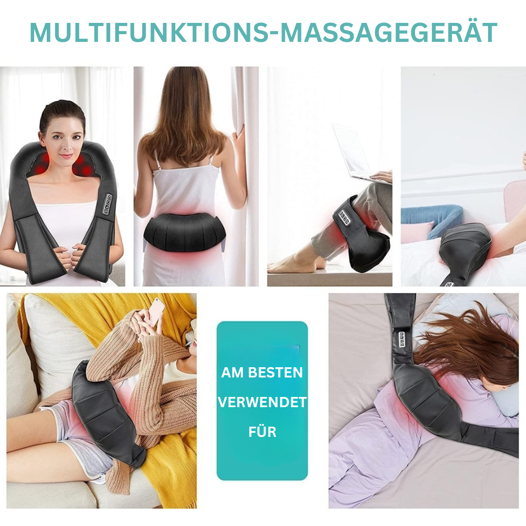 Brehn | Shiatsu-Massagekissen mit Infrarot - FlowRelief