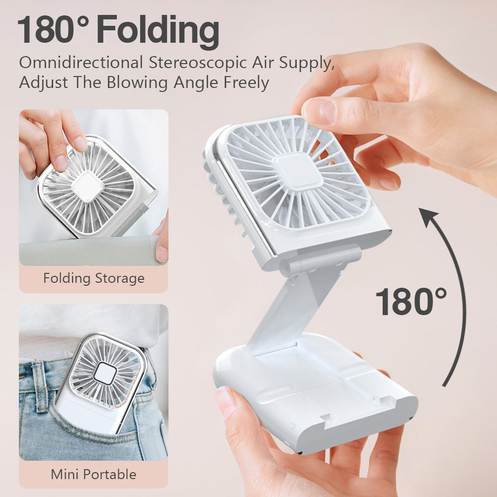 VIvolux | Tragbarer wiederaufladbarer magischer Handyhalter Kühler Ventilator
