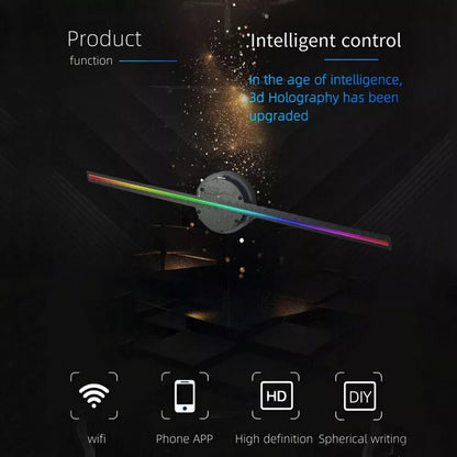 3D-Hologramm-LED-Lüfterprojektor