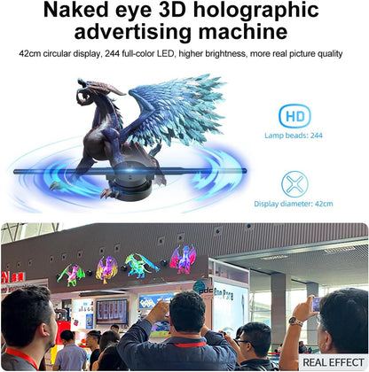 3D-Hologramm-LED-Lüfterprojektor