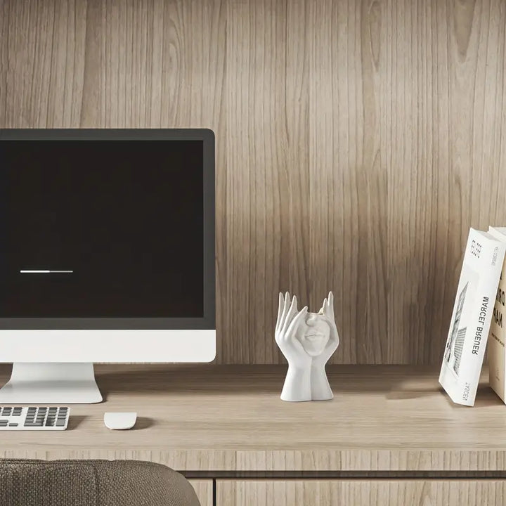 Einzigartige und Moderne Keramikvase, Dekorative Blumenvase für Wohnzimmer und Büro" | Brehn