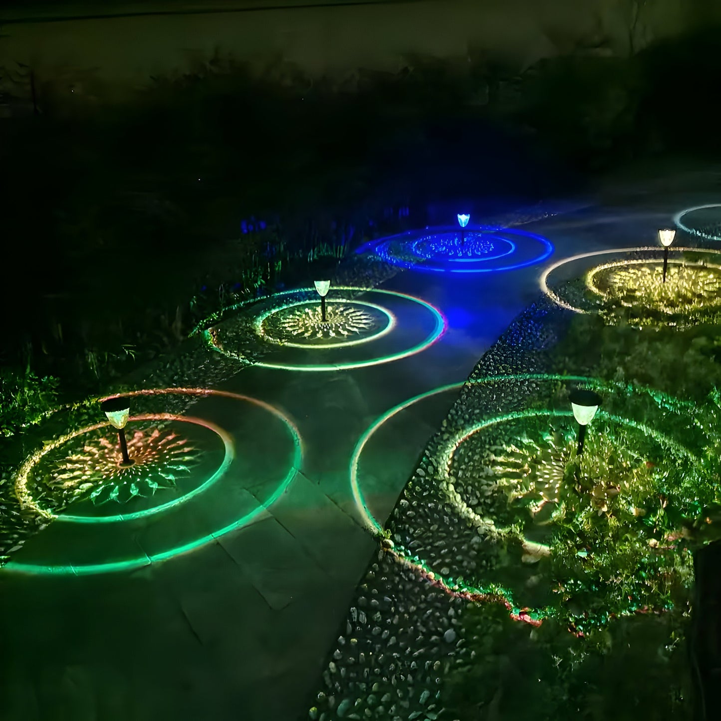 SunSphere Light – Hochwertige 4-teilige Solar-Gartenleuchten