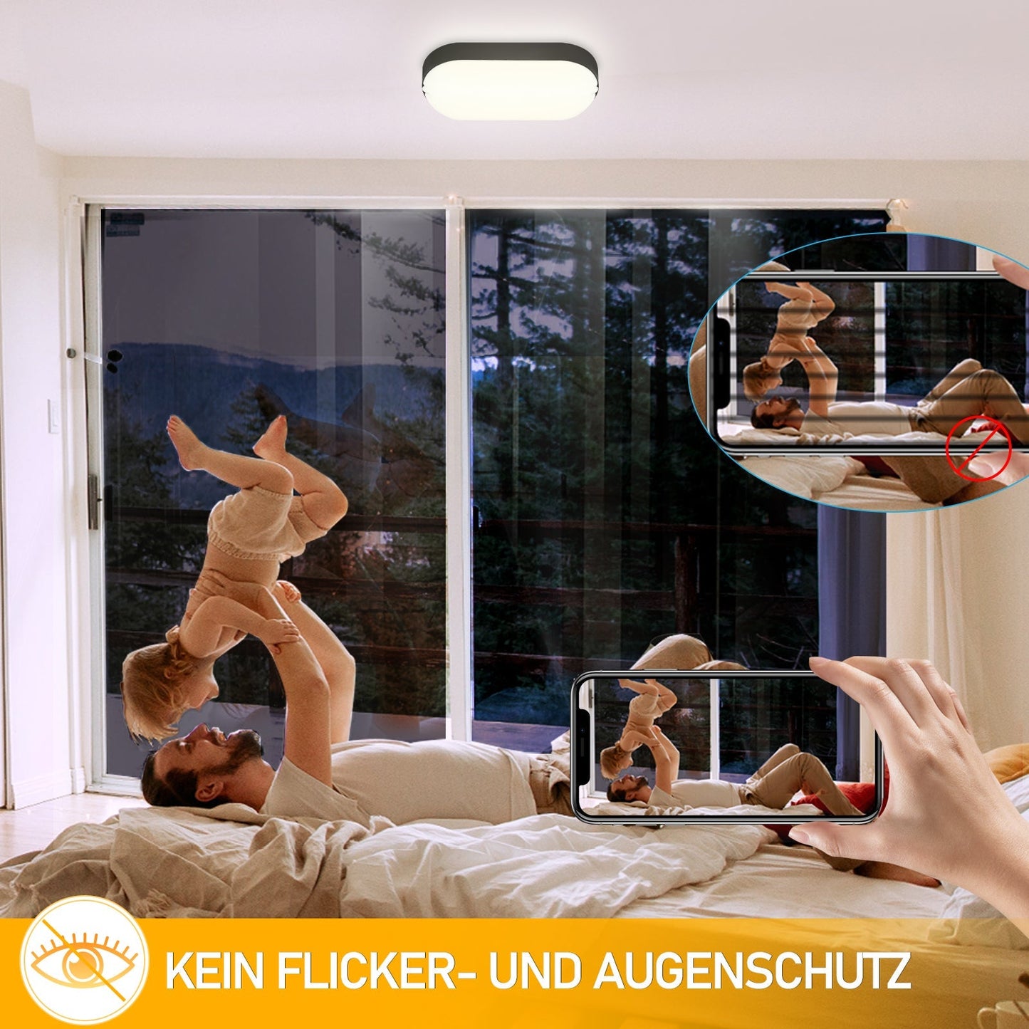 15W LED Feuchtraumleuchte IP54 2 Stück | Brehn