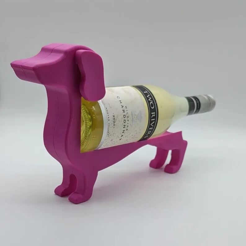 Dackel Weinflaschenhalter