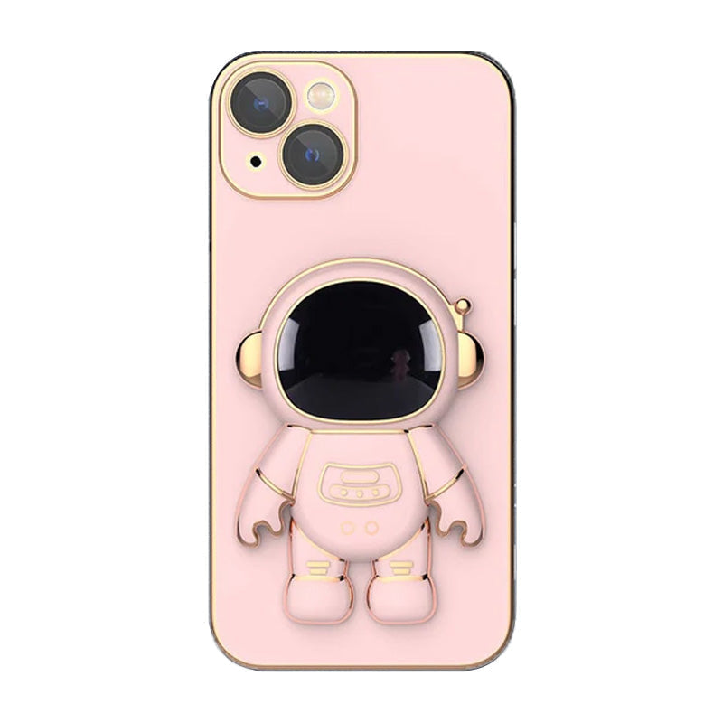 Brehn | 6D Plating Astronaut Versteckte Ständerhülle für iPhone