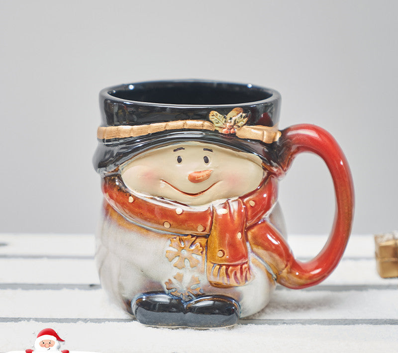 Brehn | Santa Schneemann Marker Keramische Frühstückstasse
