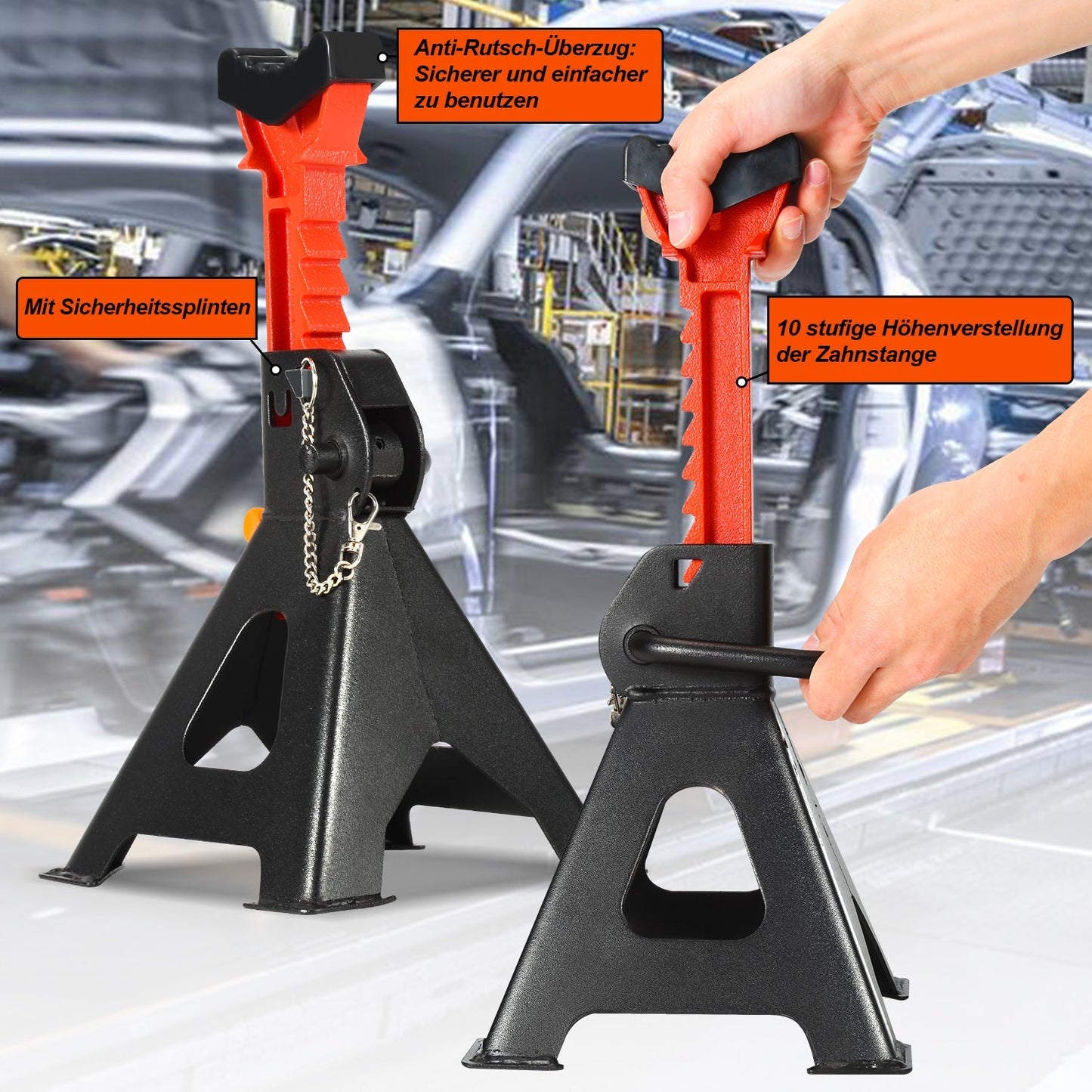 Unterstellbock Schwerlast 3T 2 Stück | Brehn