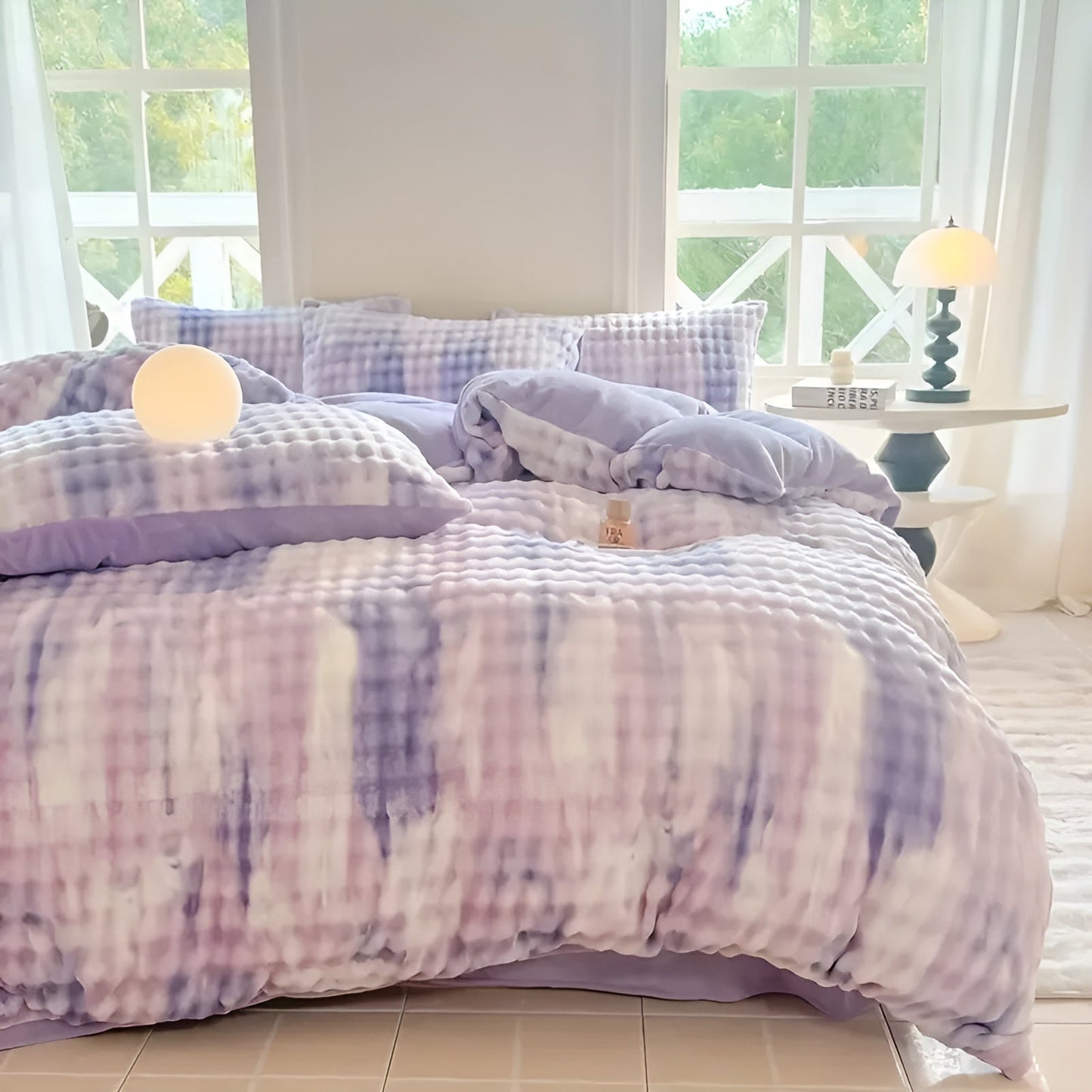 Kuscheliges Plüsch-Bettwäscheset – Warm und weich für Herbst und Winter | ReversiBrehne Design aus Kaninchenfell und Milchsamt