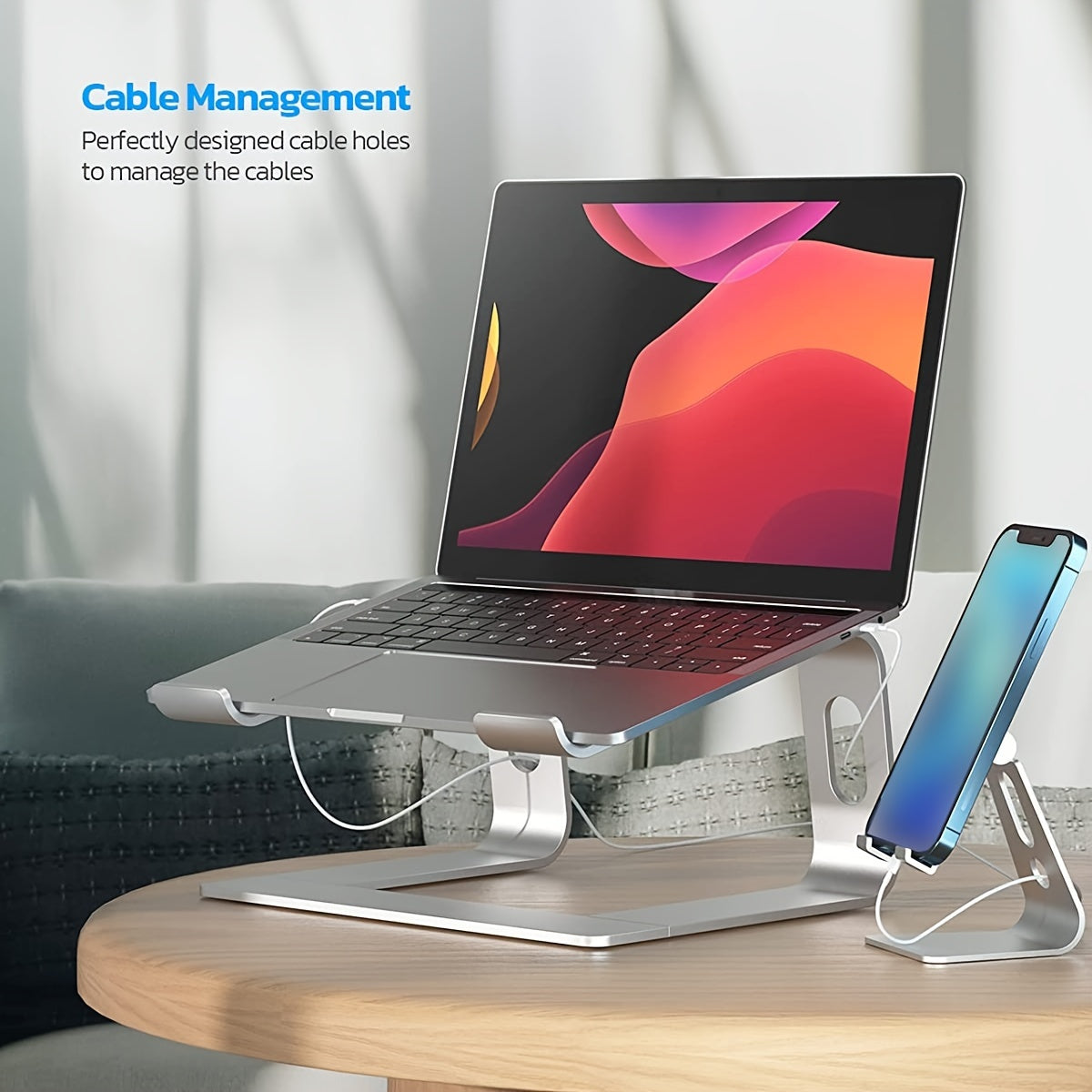 Aluminium Laptop-Halterung – Ergonomisch und Belüftet | Brehn